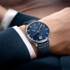 Mido Commander M021.626.17.041.00 Big Date Blue Dial Blue Fabric Strap-5