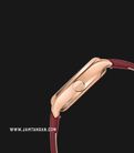 MIDO Belluna II M024.307.37.116.00 Royal Lady Special Edition White MOP Dial Burgundy Fabric Strap-1