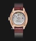 MIDO Belluna II M024.307.37.116.00 Royal Lady Special Edition White MOP Dial Burgundy Fabric Strap-2