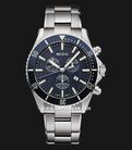 MIDO Ocean Star M026.417.11.041.00 Chronograph Blue Navy Dial Stainless Steel Strap-0