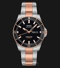 MIDO Ocean Star M026.430.22.051.00 Caliber 80 Automatic Black Dial Dual Tone Stainless Steel Strap-0