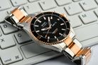 MIDO Ocean Star M026.430.22.051.00 Caliber 80 Automatic Black Dial Dual Tone Stainless Steel Strap-6