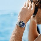 Mido Ocean Star 39 M026.907.11.041.00 80th Anniversary Blue Pattern Dial St. Steel Strap-6