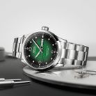 MIDO Multifort M M038.431.11.097.00 Automatic Chronometer Green Dial Stainless Steel Strap-5