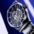MIDO Multifort M038.436.11.041.00 Skeleton Vertigo Automatic Blue Dial Stainless Steel Strap-6
