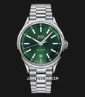 MIDO Multifort M040.407.11.091.00 Patrimony Powerwind Green Dial Stainless Steel Strap-0
