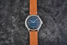 MIDO Multifort M040.407.16.040.00 Patrimony Automatic Blue Dial Brown Patina Leather Strap-5