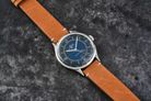 MIDO Multifort M040.407.16.040.00 Patrimony Automatic Blue Dial Brown Patina Leather Strap-6