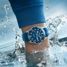MIDO Ocean Star M042.430.17.041.00 Men 200C Blue Dial Blue Rubber Strap-4