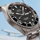 MIDO Ocean Star M042.430.44.051.00 200C Titanium Case Black Dial Titanium Strap-5