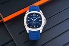 MIDO Multifort TV Big Date M049.526.17.041.00 Blue Gradient Dial Blue Rubber Strap-5