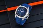 MIDO Multifort TV Big Date M049.526.17.041.00 Blue Gradient Dial Blue Rubber Strap-7
