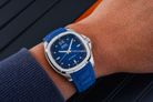 MIDO Multifort TV Big Date M049.526.17.041.00 Blue Gradient Dial Blue Rubber Strap-10