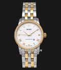 Mido Baroncelli II M7600.9.26.1 Automatic White Dial Dual Tone Stainless Steel Strap-0