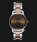 MVMT Profile 28000247-D Maple Frost Brown Dial Dual Tone Stainless Steel Strap-0