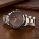 MVMT Profile 28000247-D Maple Frost Brown Dial Dual Tone Stainless Steel Strap-3