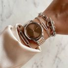 MVMT Profile 28000247-D Maple Frost Brown Dial Dual Tone Stainless Steel Strap-4