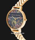 Olivia Burton Floral OB16VS01 Varsity Multicolor Dial Gold Stainless Steel Strap-1