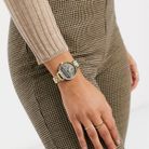 Olivia Burton Floral OB16VS01 Varsity Multicolor Dial Gold Stainless Steel Strap-2