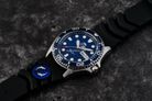 Orient Ray II FAA02008D Automatic Men Blue Dial Black Rubber Strap-7