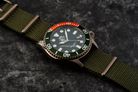 Orient Sports RA-AC0K04E Automatic Green Dial Green Army Nylon Strap-6