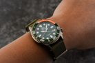 Orient Sports RA-AC0K04E Automatic Green Dial Green Army Nylon Strap-8