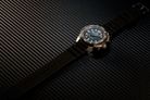 Orient M-Force RA-AC0L04L Automatic Men Dual Tone Dial Black Silicone Strap-4
