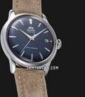 Orient Classic RA-AC0M12L Bambino 38 Automatic Navy Blue Dial Nubuck Leather Strap (JDM)-1