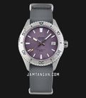 Orient Mako 40 RA-AC0Q07V Men Lilac Dial Grey Leather Strap-0