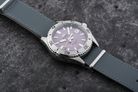 Orient Mako 40 RA-AC0Q07V Men Lilac Dial Grey Leather Strap-6