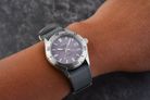Orient Mako 40 RA-AC0Q07V Men Lilac Dial Grey Leather Strap-10