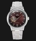Orient Helios RA-AG0027Y Automatic Men Open Heart Red Dial Stainless Steel Strap-0