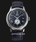 Orient Classic RA-AP0101B Bambino 38 Small Seconds Automatic Black Dial Black Leather Strap-0