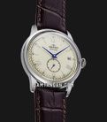 Orient Classic RA-AP0105Y Bambino 38 Small Seconds Automatic Ivory Dial Brown Leather Strap-1
