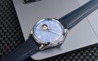 Orient Star RE-AT0203L Open Heart Light Blue Dial Blue Leather Strap-4