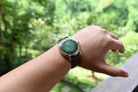 Orient Bambino V4 TAC08002F Classic Mechanical Green Dial Brown Leather Strap-2