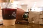 Orient Bambino V4 TAC08002F Classic Mechanical Green Dial Brown Leather Strap-3