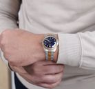 Oris Divers 01-733-7707-4355-07-8-20-17 Sixty-Five Blue Dial Dual Tone Stainless Steel Strap-6