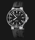 Oris Aquis 01-733-7730-4134-07-4-24-64EB Black Dial Black Rubber Strap-0