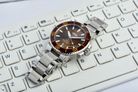Oris Aquis 01-733-7730-4152-07-8-24-05PEB Date Brown Dial Stainless Steel Strap-7