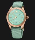 Oris Divers Sixty-Five 01-733-7771-3157-07-3-19-03BRS Cotton Candy Green Dial Green Nylon Strap-0