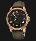 Oris ProPilot 01-751-7761-3164-07-3-2003BRLC Big Crown Big Date Black Dial Green Olive Textile Strap-0