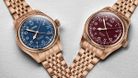 Oris Big Crown 01-754-7741-3165-07-8-20-01 Pointer Date Bronze Blue Dial Rose Gold St. Steel Strap-4