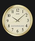 Jam Dinding Seiko QXA417G 31.1cm Gold Dial Round Case-0