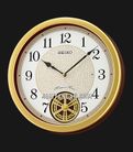 Jam Dinding Seiko QXM388G 36cm Melodies In Motion Dual Tone Dial Round Case-0