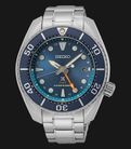 Seiko Prospex SFK001J1 Sumo Aqua Solar GMT Divers Sea Blue Dial Stainless Steel Strap-0