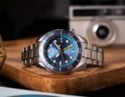 Seiko Prospex SFK001J1 Sumo Aqua Solar GMT Divers Sea Blue Dial Stainless Steel Strap-6