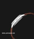 Seiko Presage SJE075J1 Craftsmanship White Enamel Dial Brown Leather Strap-1