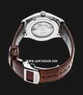 Seiko Presage SJE075J1 Craftsmanship White Enamel Dial Brown Leather Strap-2