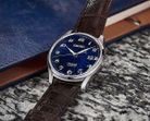 Seiko Presage SJE079J1 Craftsmanship Series Shippo Enamel Blue Dial Brown Leather Strap-3
